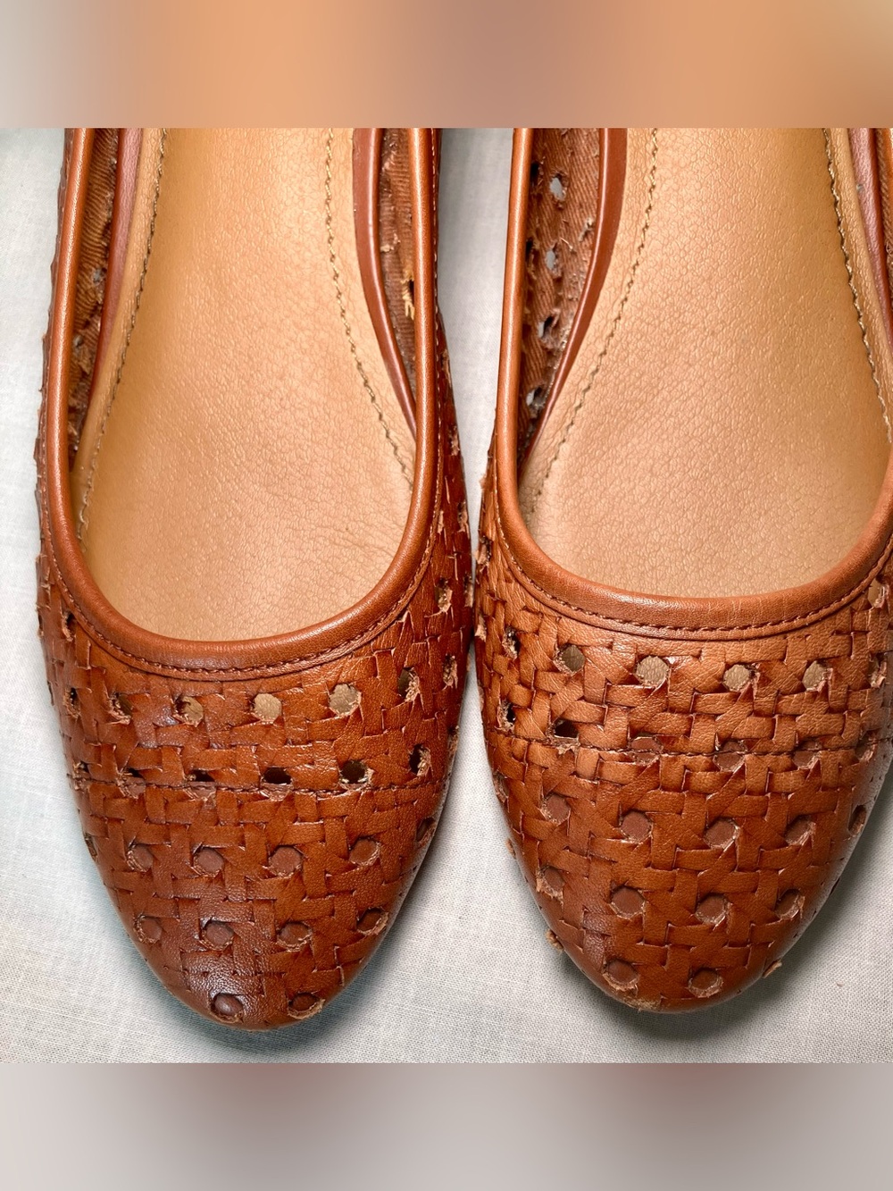 Patricia Nash Allegra Pump Woven Leather Slip-On Block Heel Size 6.5M - Picture 3 of 16